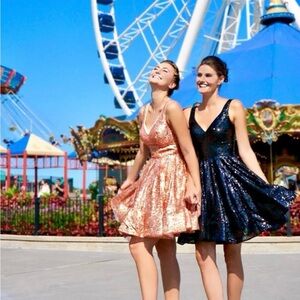 Mac Duggal Sequin Party Dress